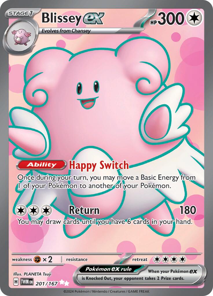 Blissey ex (201/167) [Scarlet & Violet: Twilight Masquerade] | Mega City Incorporated