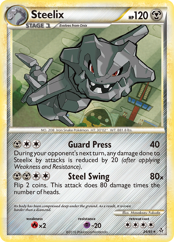 Steelix (24/95) [HeartGold & SoulSilver: Unleashed] | Mega City Incorporated