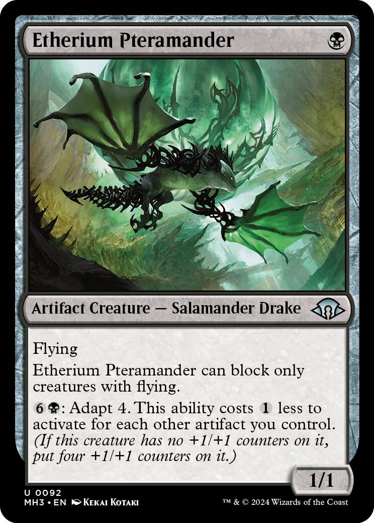 Etherium Pteramander [Modern Horizons 3] | Mega City Incorporated