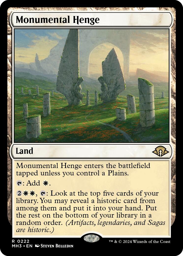 Monumental Henge [Modern Horizons 3] | Mega City Incorporated