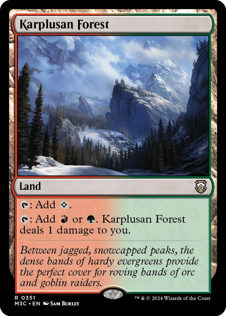 Karplusan Forest [Modern Horizons 3 Commander] | Mega City Incorporated