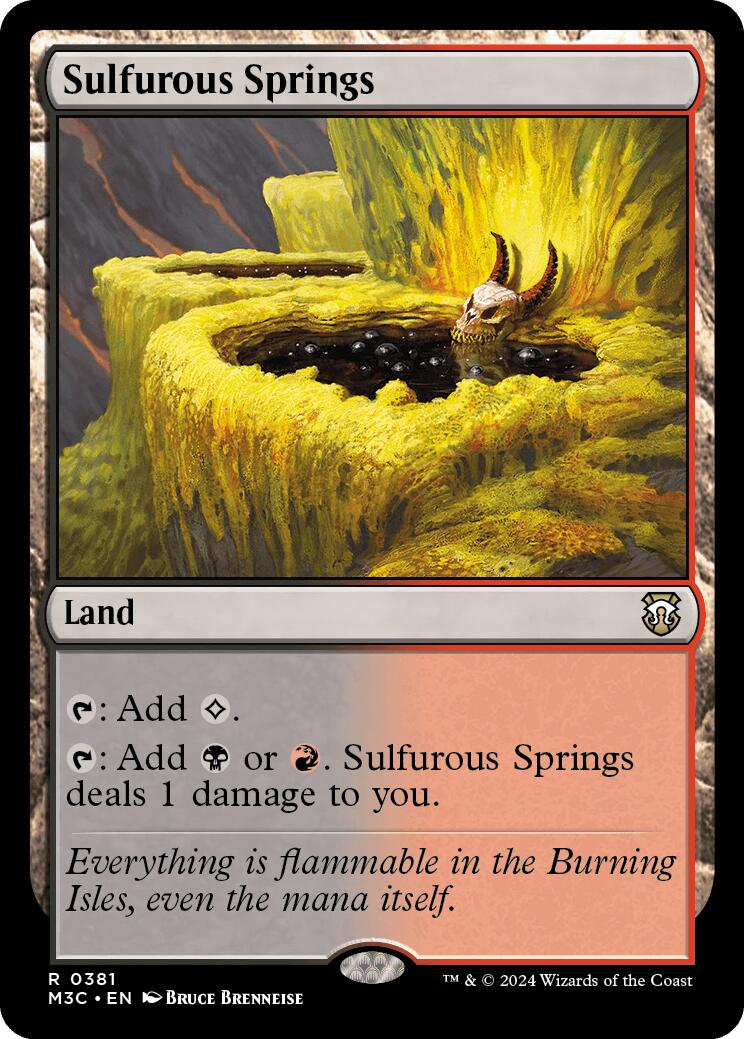 Sulfurous Springs [Modern Horizons 3 Commander] | Mega City Incorporated