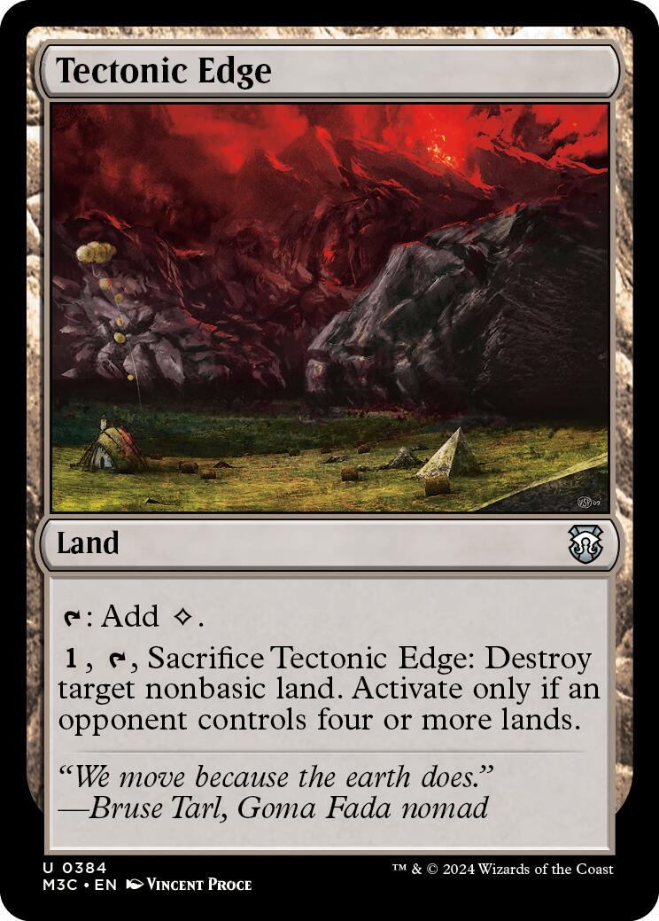 Tectonic Edge [Modern Horizons 3 Commander] | Mega City Incorporated