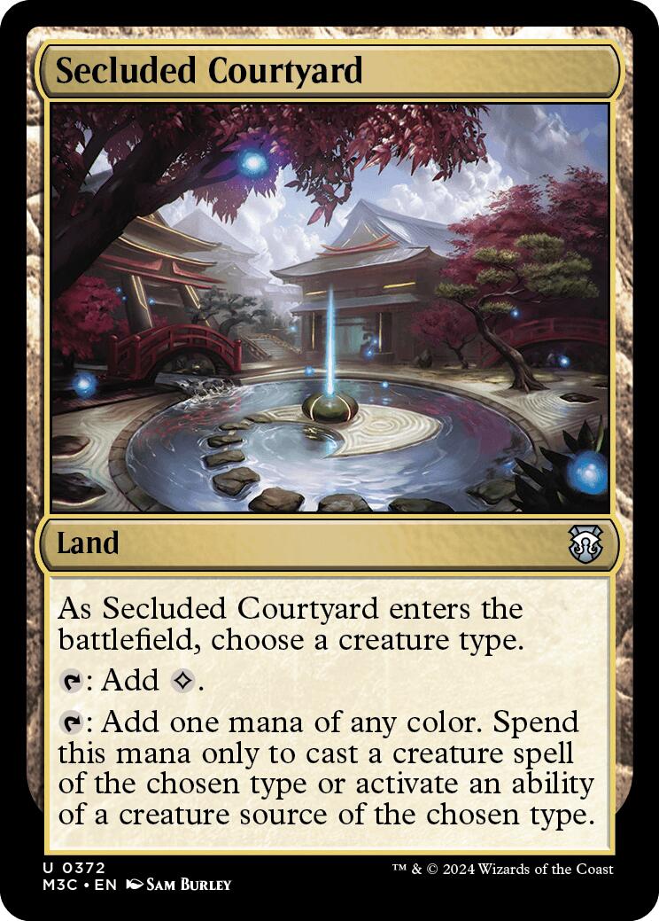 Secluded Courtyard [Modern Horizons 3 Commander] | Mega City Incorporated