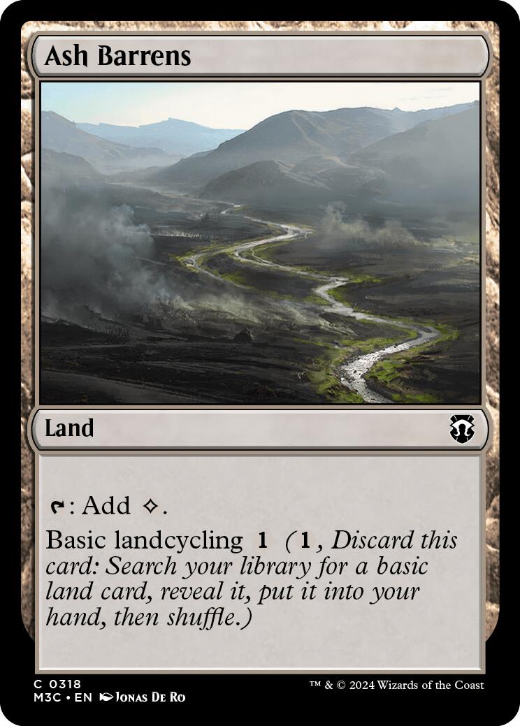 Ash Barrens [Modern Horizons 3 Commander] | Mega City Incorporated