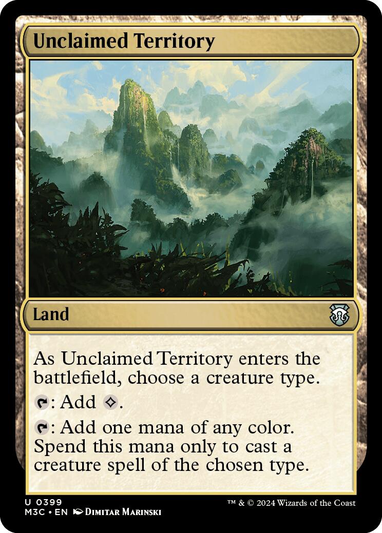 Unclaimed Territory [Modern Horizons 3 Commander] | Mega City Incorporated