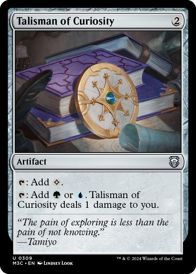 Talisman of Curiosity [Modern Horizons 3 Commander] | Mega City Incorporated