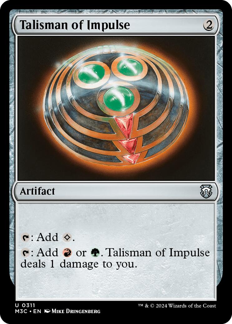 Talisman of Impulse [Modern Horizons 3 Commander] | Mega City Incorporated