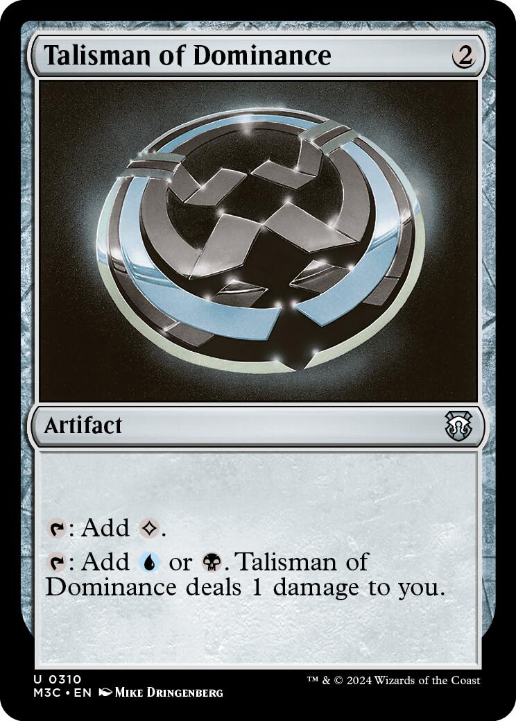 Talisman of Dominance [Modern Horizons 3 Commander] | Mega City Incorporated