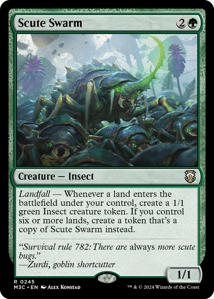 Scute Swarm [Modern Horizons 3 Commander] | Mega City Incorporated