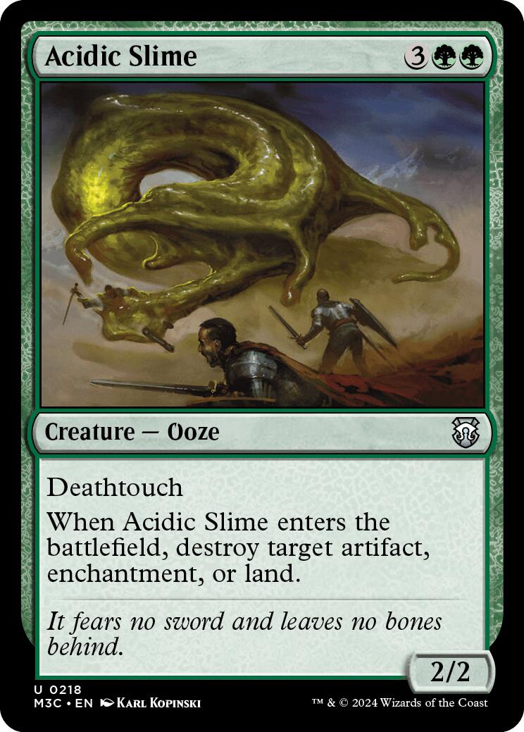 Acidic Slime [Modern Horizons 3 Commander] | Mega City Incorporated