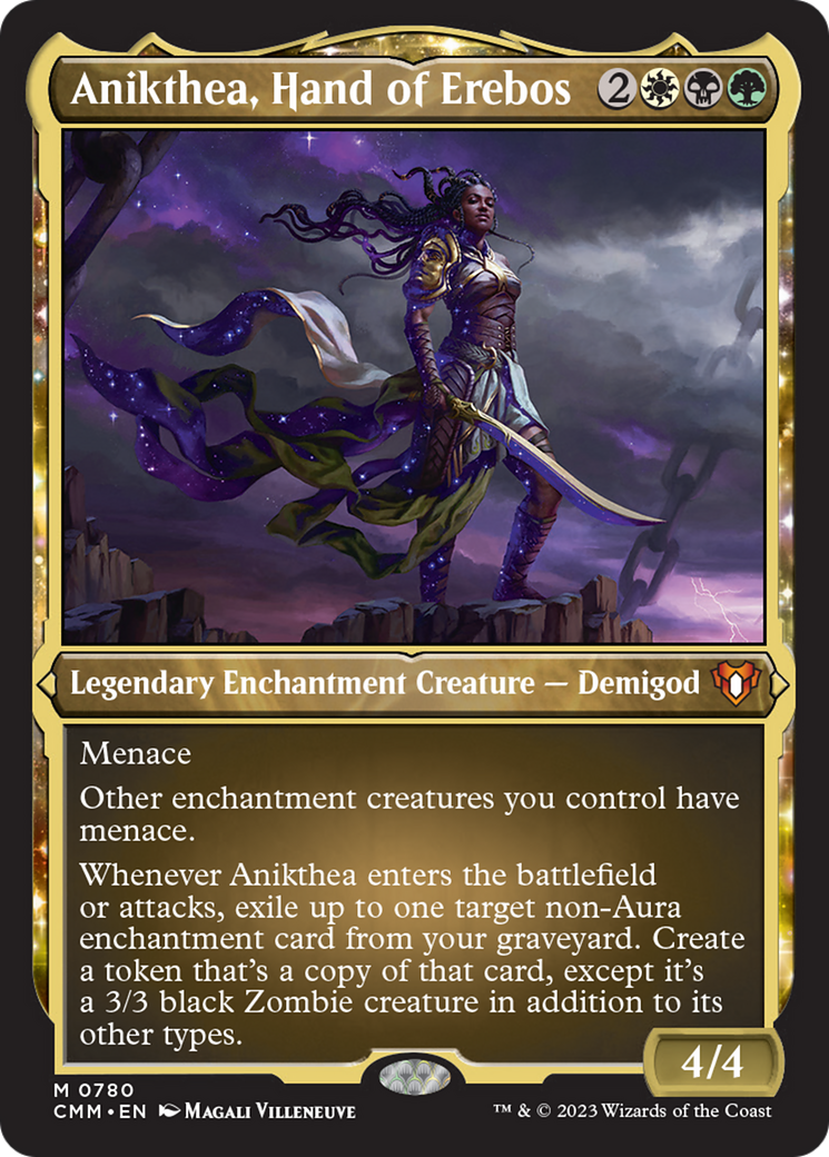 Anikthea, Hand of Erebos (Display Commander) (Foil Etched) [Commander Masters] | Mega City Incorporated