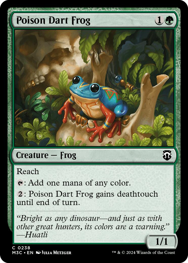 Poison Dart Frog [Modern Horizons 3 Commander] | Mega City Incorporated