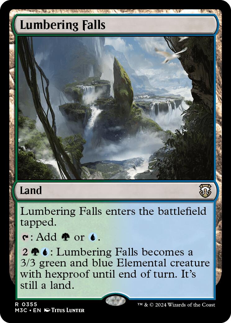 Lumbering Falls [Modern Horizons 3 Commander] | Mega City Incorporated