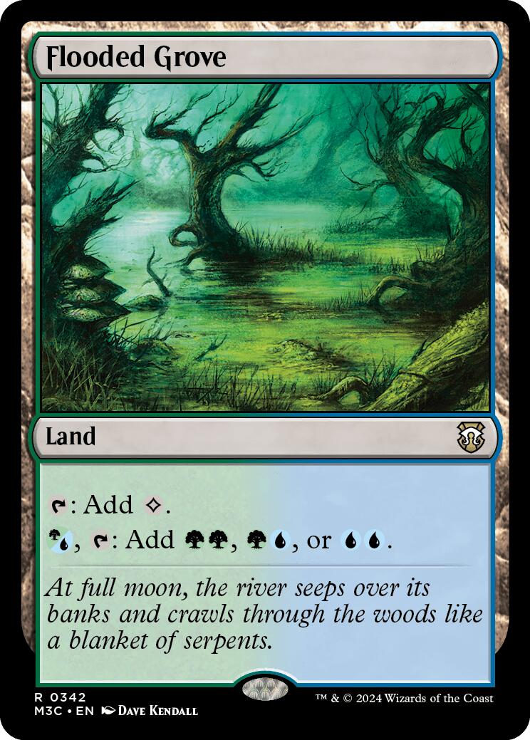 Flooded Grove [Modern Horizons 3 Commander] | Mega City Incorporated