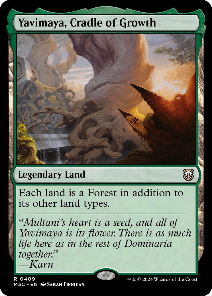 Yavimaya, Cradle of Growth [Modern Horizons 3 Commander] | Mega City Incorporated
