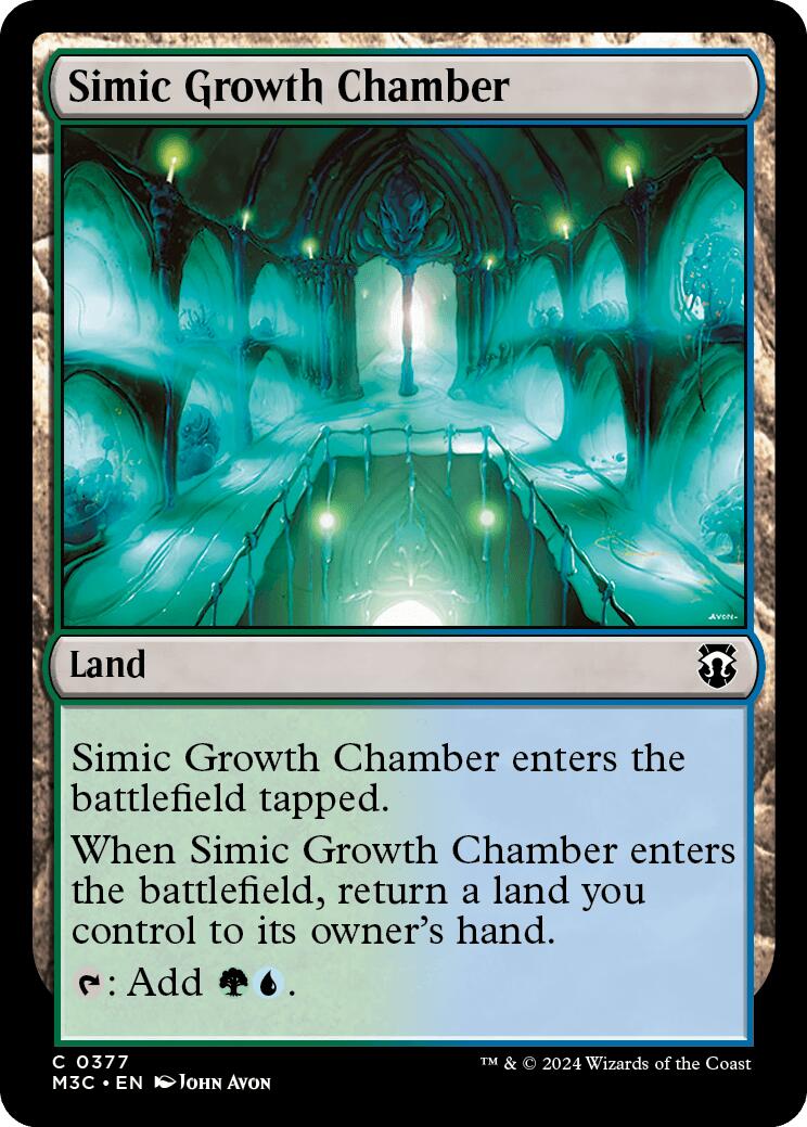 Simic Growth Chamber [Modern Horizons 3 Commander] | Mega City Incorporated