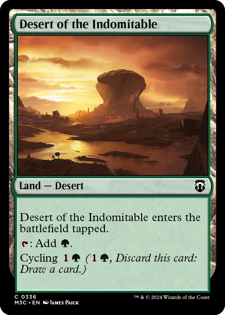 Desert of the Indomitable [Modern Horizons 3 Commander] | Mega City Incorporated