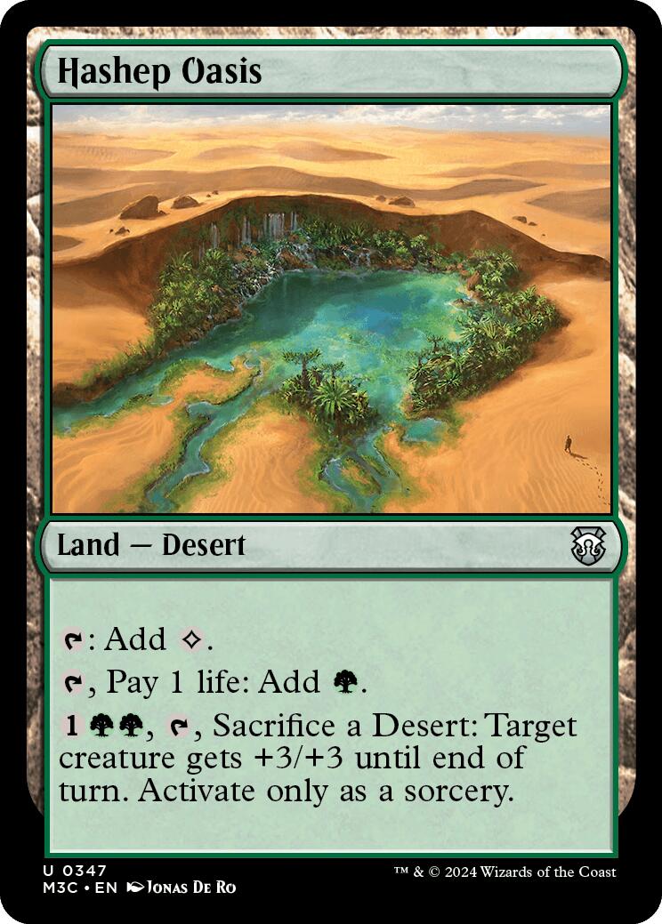 Hashep Oasis [Modern Horizons 3 Commander] | Mega City Incorporated