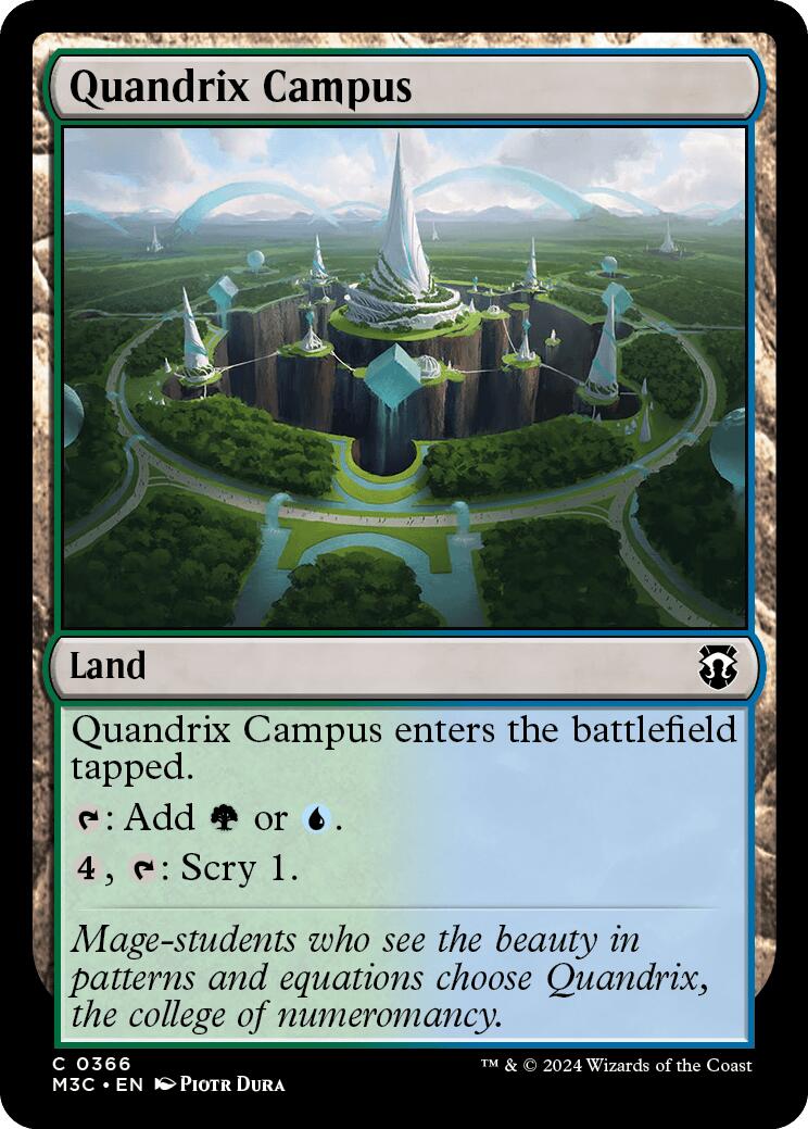 Quandrix Campus [Modern Horizons 3 Commander] | Mega City Incorporated