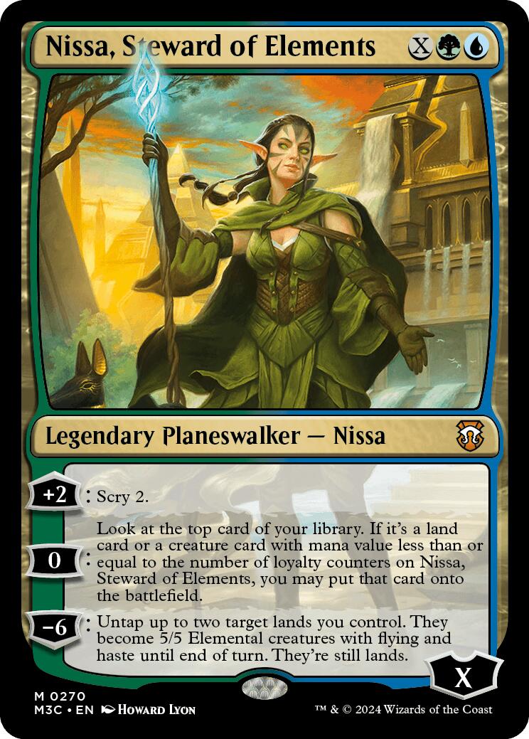 Nissa, Steward of Elements [Modern Horizons 3 Commander] | Mega City Incorporated