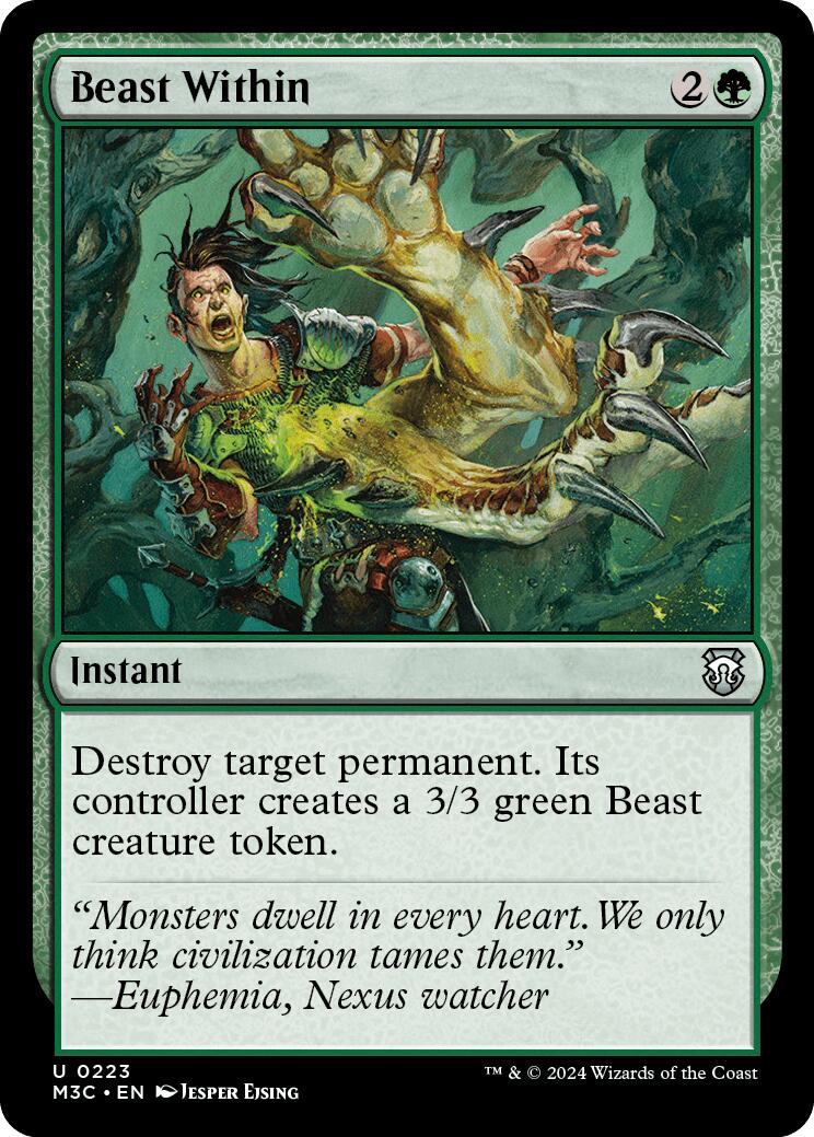 Beast Within [Modern Horizons 3 Commander] | Mega City Incorporated