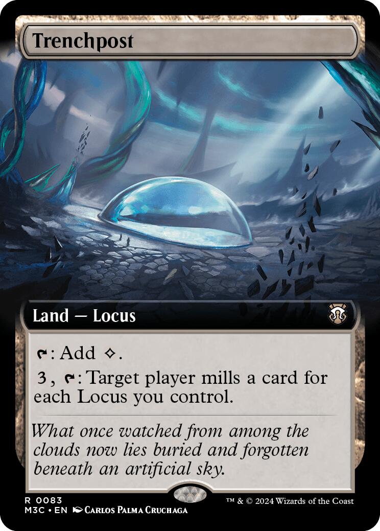 Trenchpost (Extended Art) [Modern Horizons 3 Commander] | Mega City Incorporated