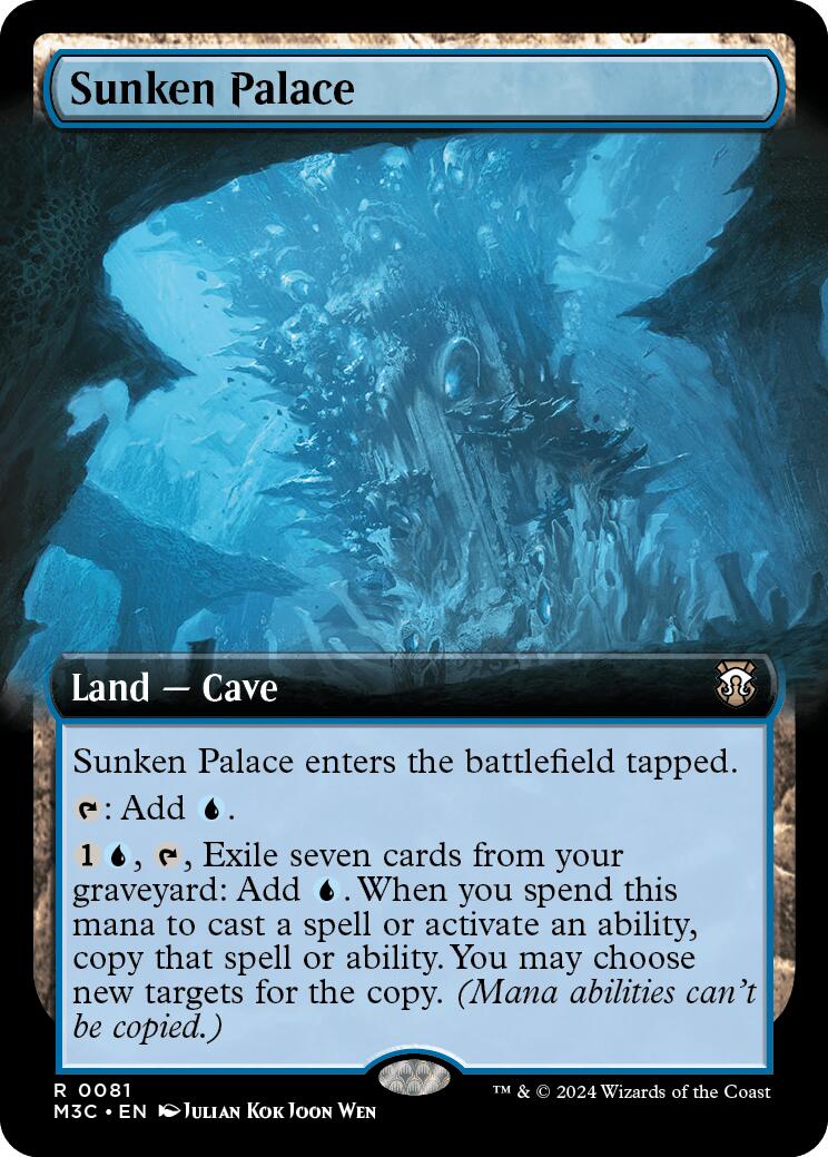 Sunken Palace (Extended Art) [Modern Horizons 3 Commander] | Mega City Incorporated