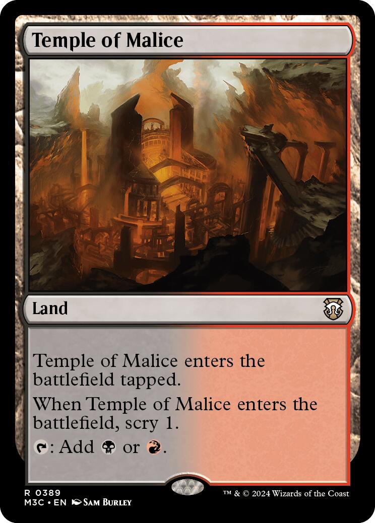 Temple of Malice [Modern Horizons 3 Commander] | Mega City Incorporated