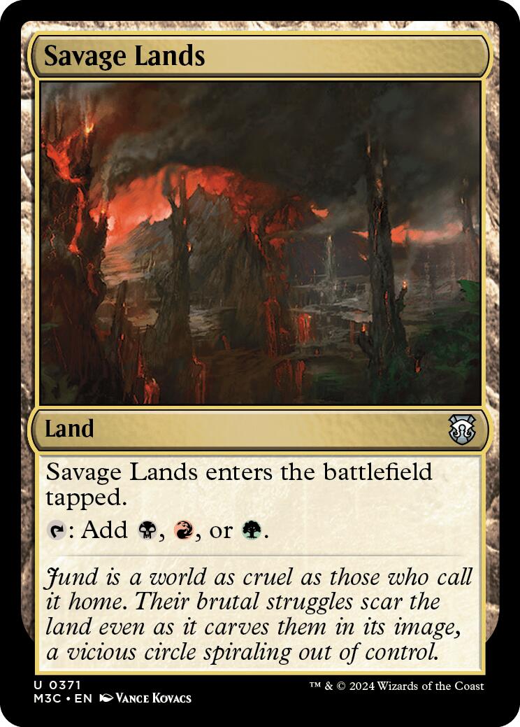 Savage Lands [Modern Horizons 3 Commander] | Mega City Incorporated