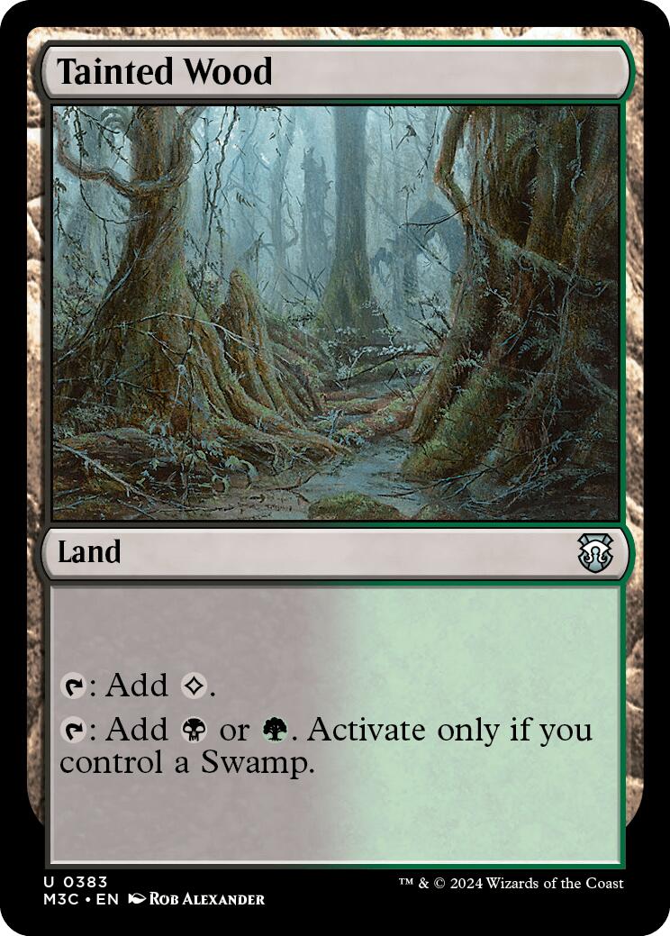 Tainted Wood [Modern Horizons 3 Commander] | Mega City Incorporated