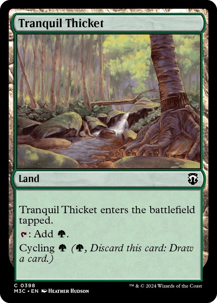 Tranquil Thicket [Modern Horizons 3 Commander] | Mega City Incorporated