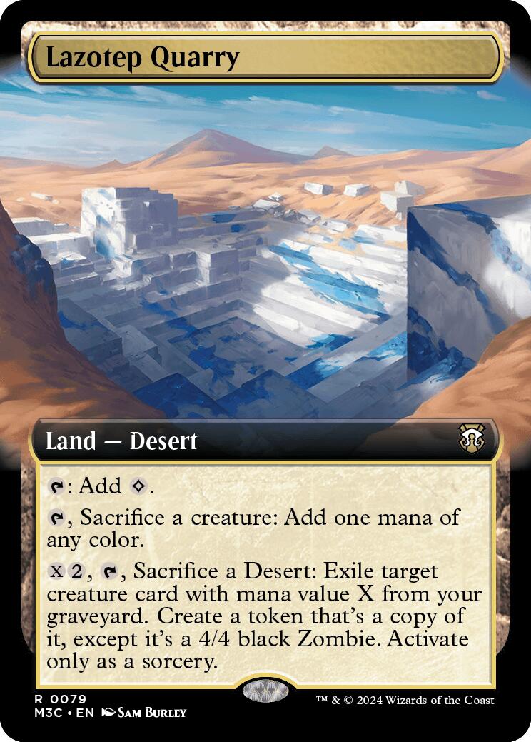 Lazotep Quarry (Extended Art) (Ripple Foil) [Modern Horizons 3 Commander] | Mega City Incorporated