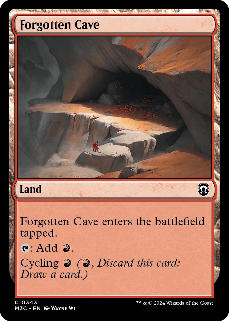 Forgotten Cave [Modern Horizons 3 Commander] | Mega City Incorporated