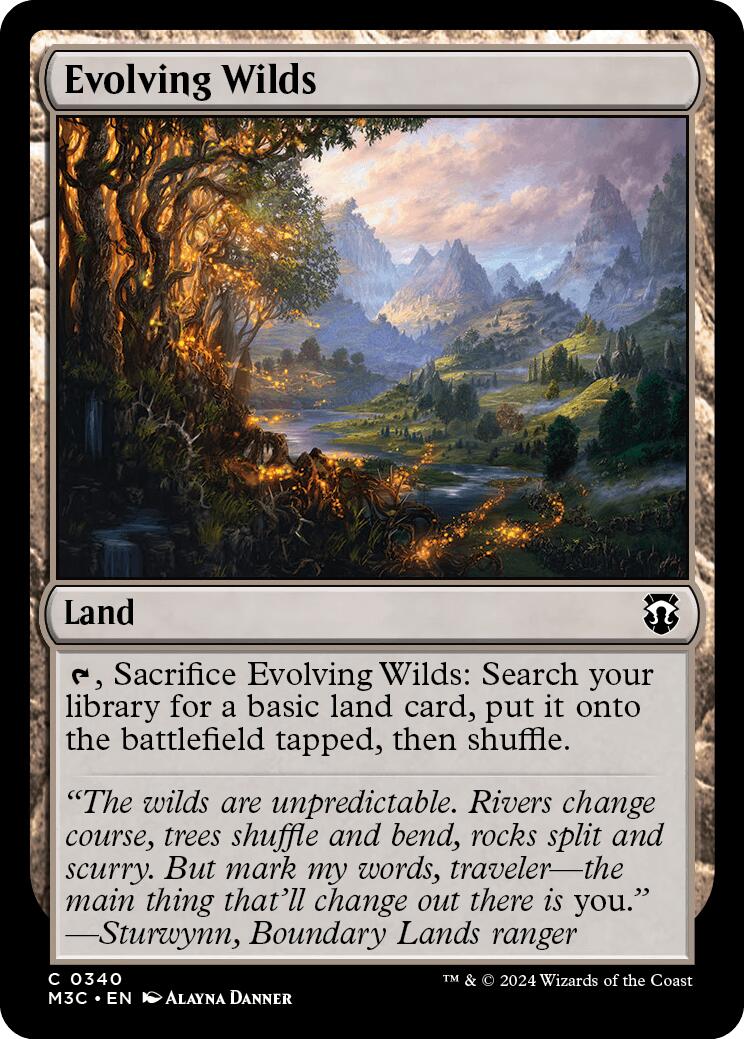 Evolving Wilds [Modern Horizons 3 Commander] | Mega City Incorporated