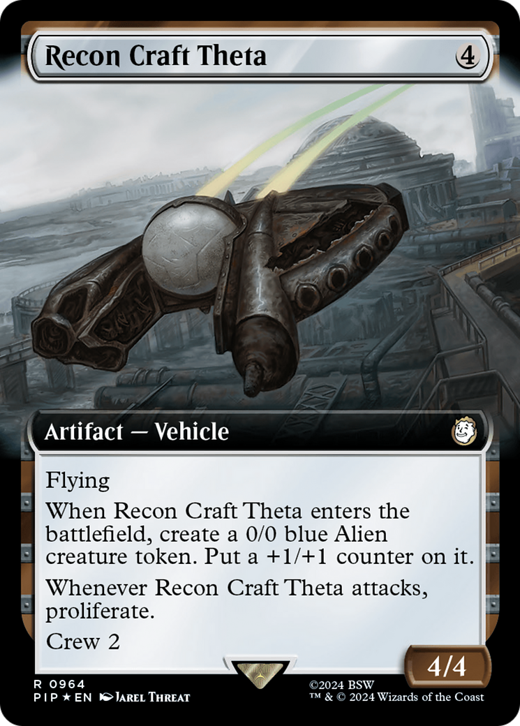 Recon Craft Theta (Extended Art) (Surge Foil) [Fallout] | Mega City Incorporated