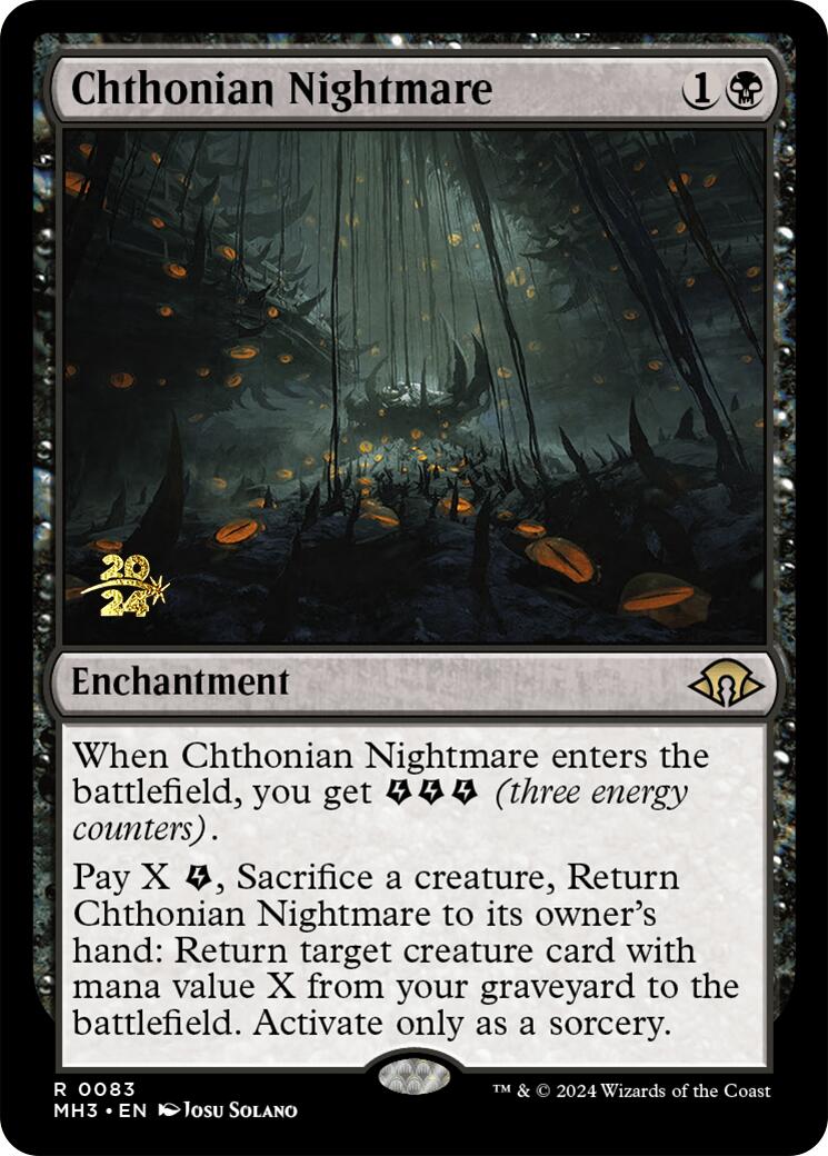 Chthonian Nightmare [Modern Horizons 3 Prerelease Promos] | Mega City Incorporated