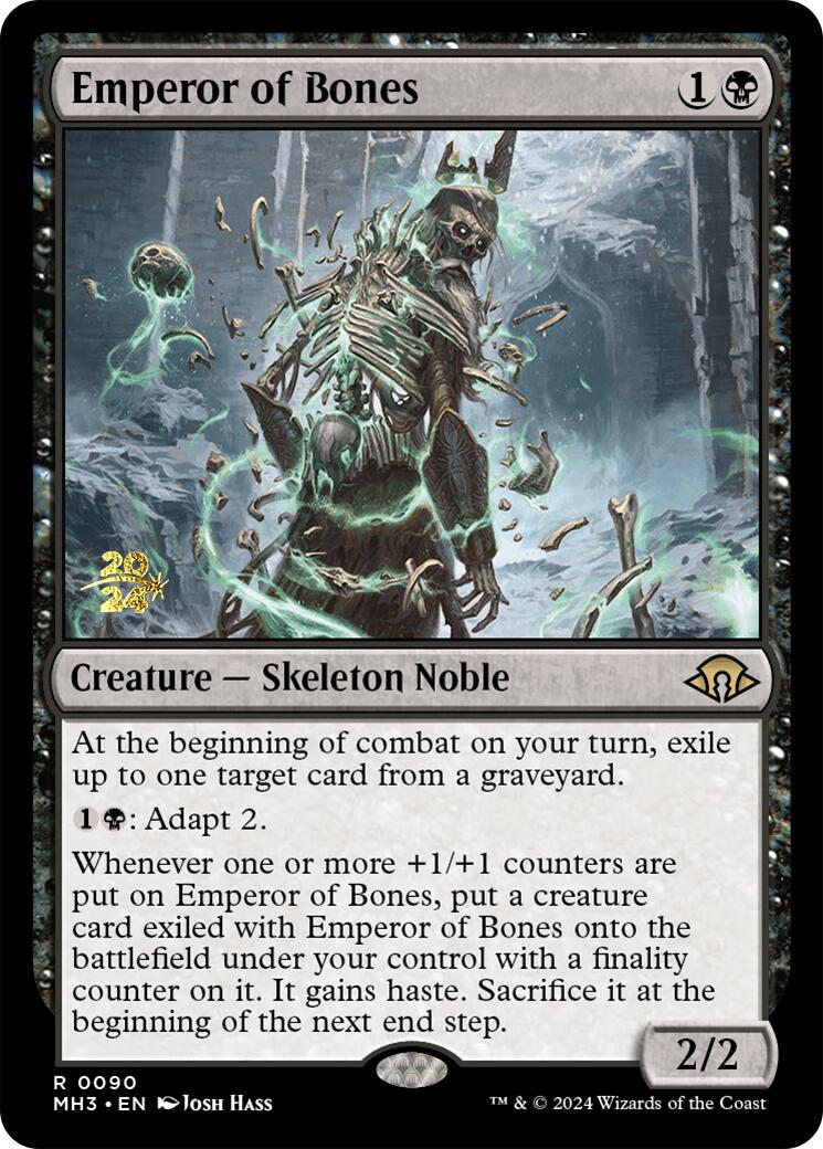 Emperor of Bones [Modern Horizons 3 Prerelease Promos] | Mega City Incorporated