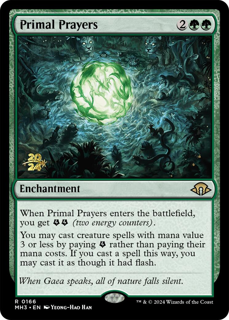 Primal Prayers [Modern Horizons 3 Prerelease Promos] | Mega City Incorporated