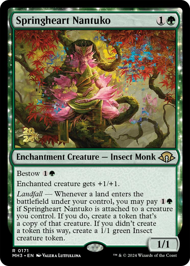 Springheart Nantuko [Modern Horizons 3 Prerelease Promos] | Mega City Incorporated