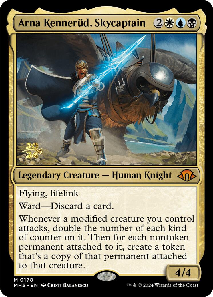 Arna Kennerud, Skycaptain [Modern Horizons 3 Prerelease Promos] | Mega City Incorporated