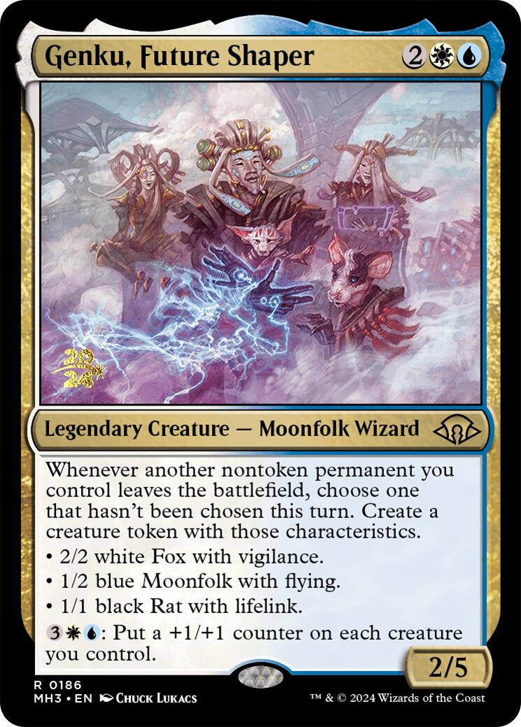 Genku, Future Shaper [Modern Horizons 3 Prerelease Promos] | Mega City Incorporated