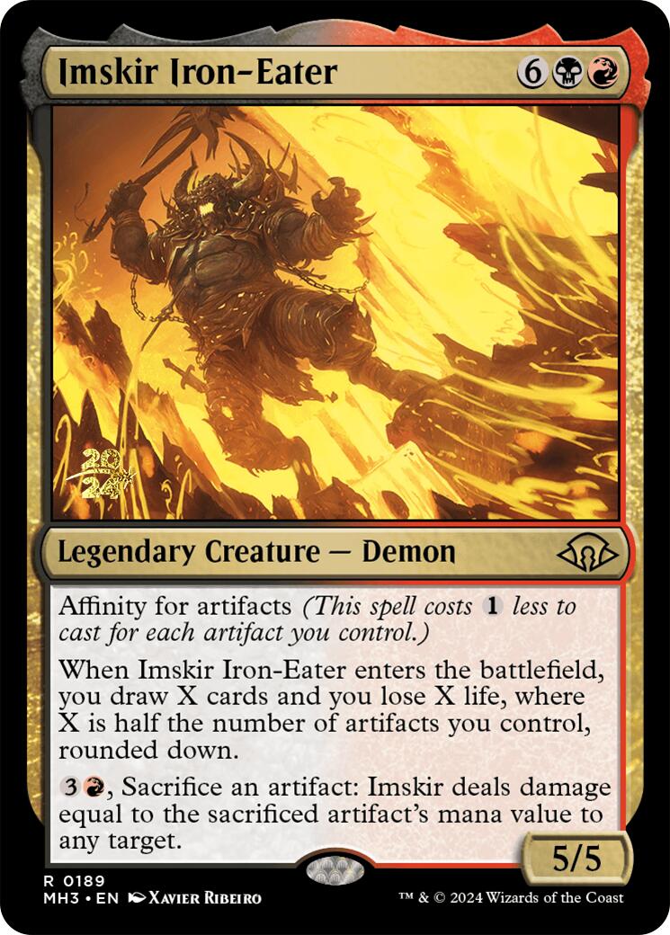 Imskir Iron-Eater [Modern Horizons 3 Prerelease Promos] | Mega City Incorporated
