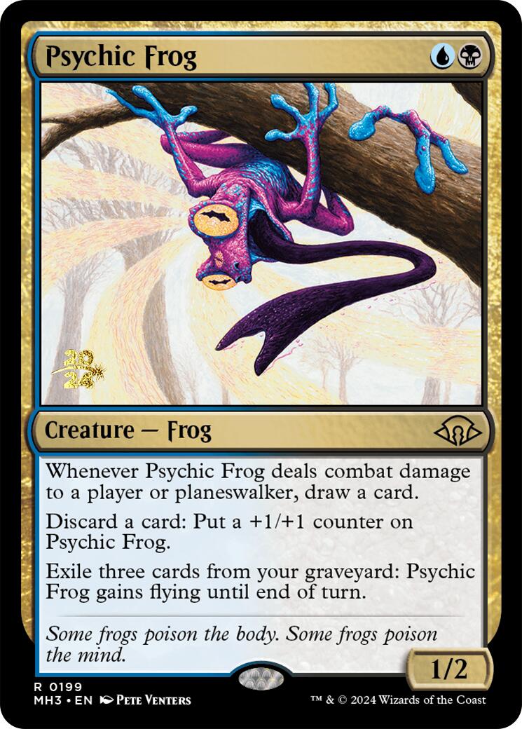 Psychic Frog [Modern Horizons 3 Prerelease Promos] | Mega City Incorporated