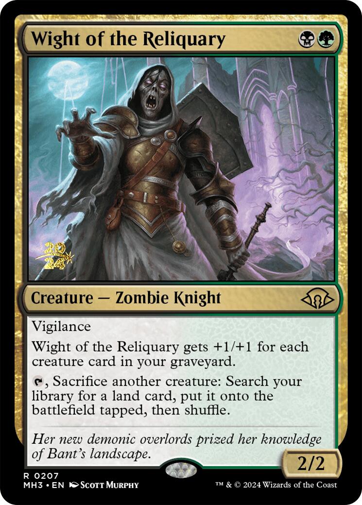 Wight of the Reliquary [Modern Horizons 3 Prerelease Promos] | Mega City Incorporated