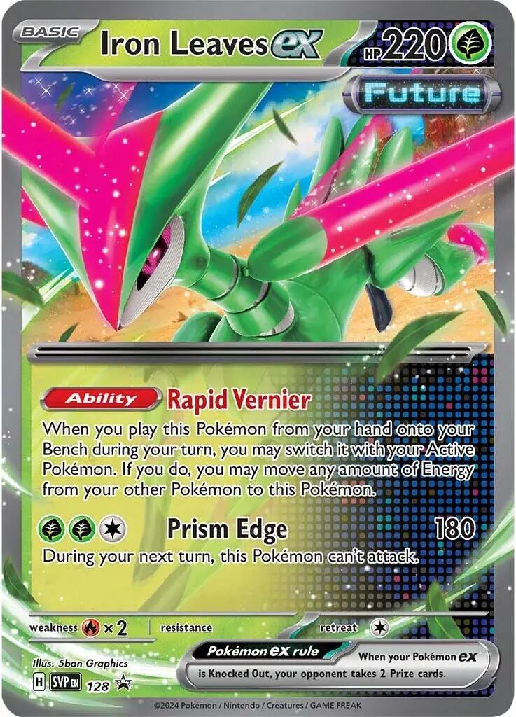 Iron Leaves ex (128) [Scarlet & Violet: Black Star Promos] | Mega City Incorporated