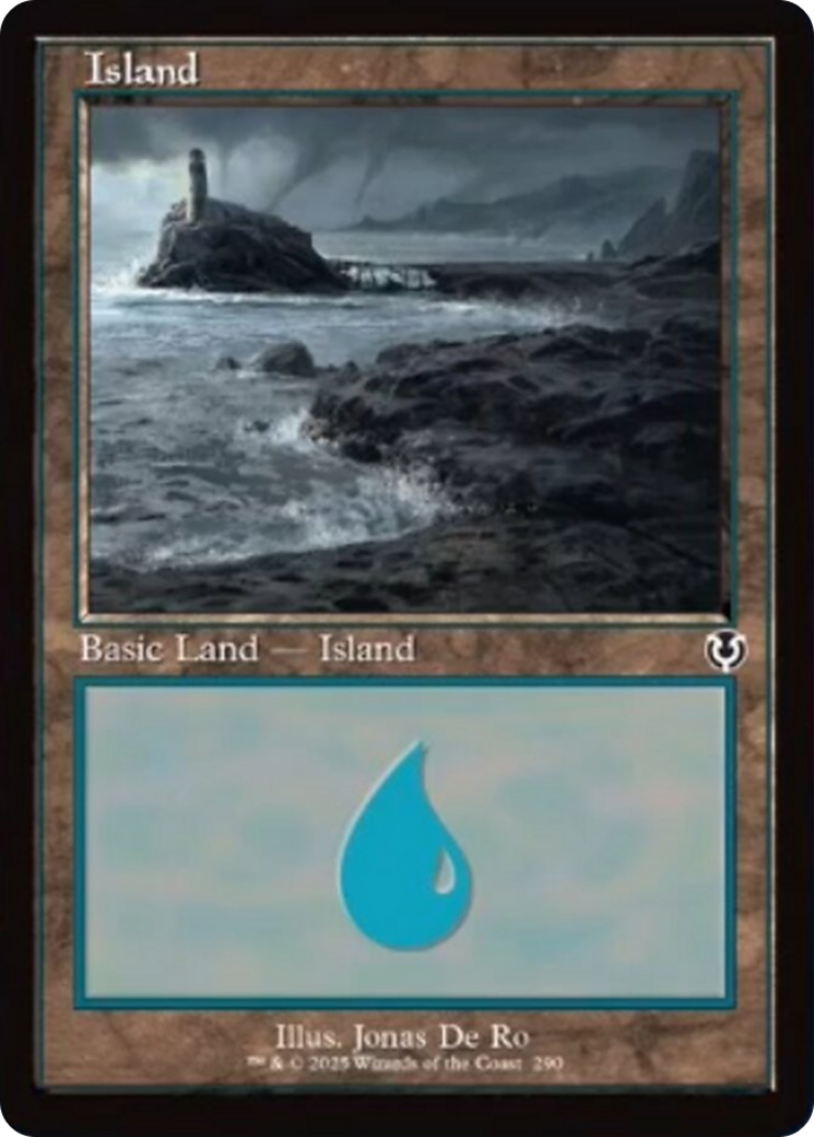 Island (290) (Retro Frame) [Innistrad Remastered] | Mega City Incorporated