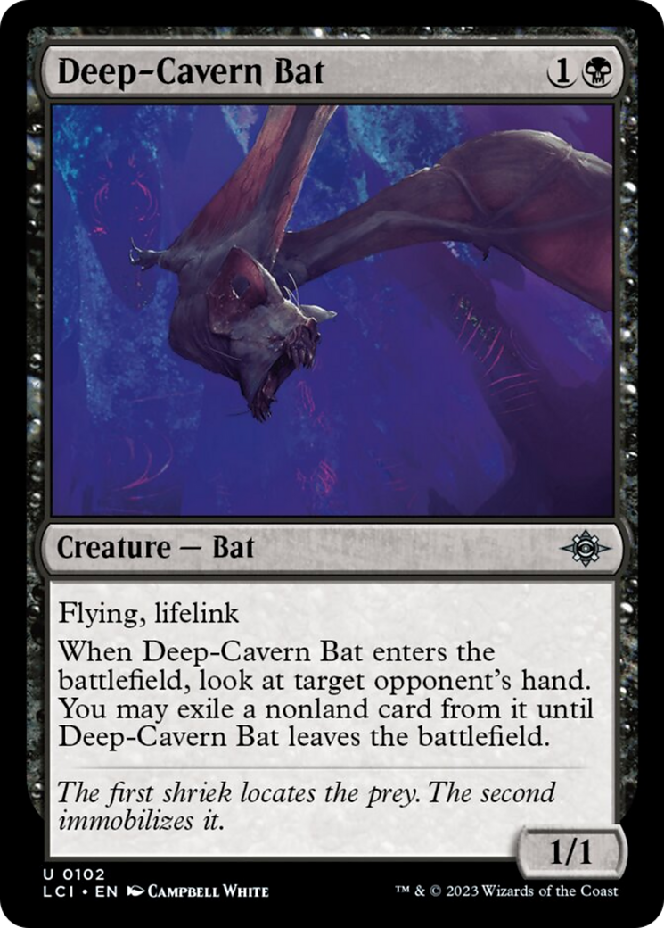 Deep-Cavern Bat [The Lost Caverns of Ixalan] | Mega City Incorporated