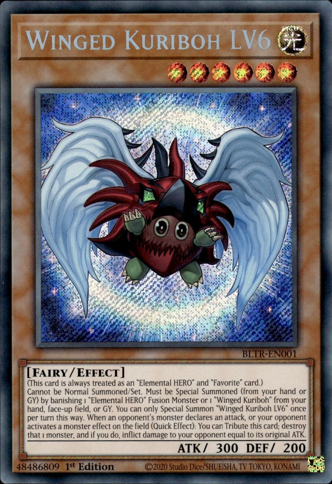 Winged Kuriboh LV6 [BLTR-EN001] Secret Rare | Mega City Incorporated