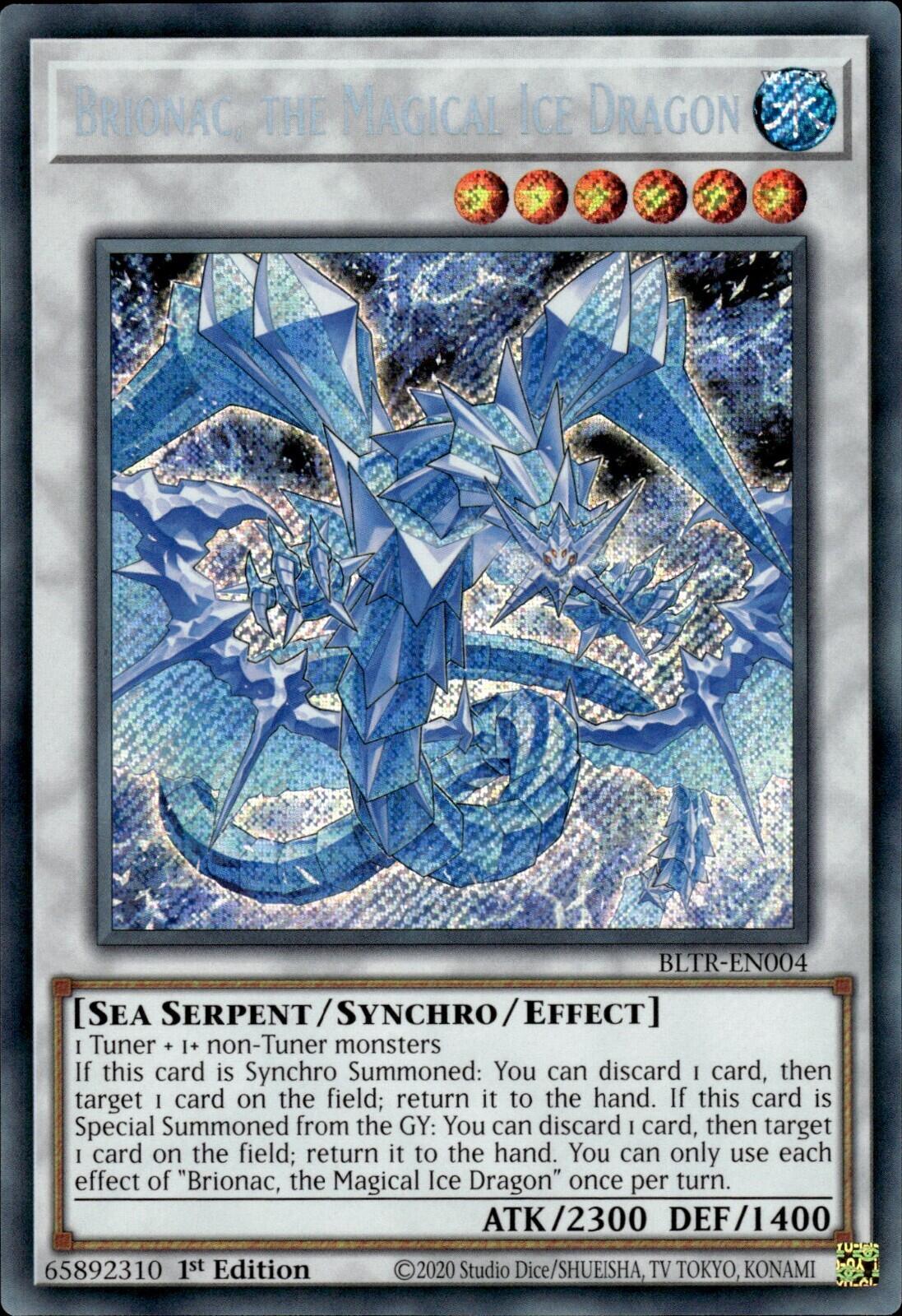 Brionac, the Magical Ice Dragon [BLTR-EN004] Secret Rare | Mega City Incorporated